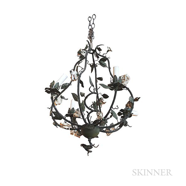 French Iron Chandelier