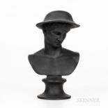 Wedgwood Black Basalt Bust of Paris