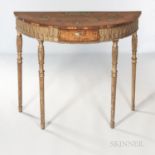 Edwardian Parcel-gilt Console Table