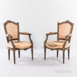 Pair of Louis XVI-style Fauteuils