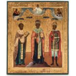 Russian Icon of Three Saints