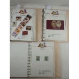 Set of 3 SG purposed Prince Charles and Lady Diana Spencer Wedding albums (A to Z countries) with