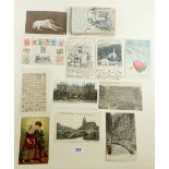 Postcards: Philatelic interest including slogan pictures etc (54)