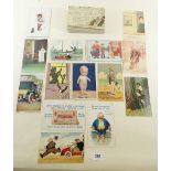 Postcards: Comic, various including Reg Carter, Christie, Earnshaw, Tempest etc (100)