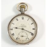 A silver Limit pocket watch, Birmingham 1926