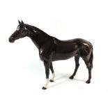 A Beswick large brown "hunter" horse, 30cm H