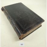 A late 18thC Christians Family Bible originally by Paul Wright, printed for Alex Hogg