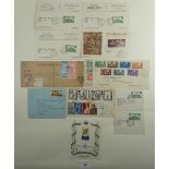 Stamps of Egypt from the 1940s/50s incl sets in pairs and blocks, mini-sheets and 13 covers, of
