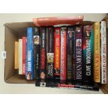 A box of Rugby related books, biography, autobiography and general titles