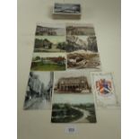 Postcards - Yorkshire topography accumulation including street scenes at Sowerby Bridge, York,