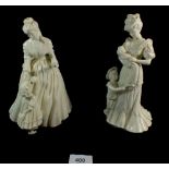 Two Royal Worcester figurines, 'The Christening' and 'Mothering Sunday'