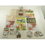 Cigarette cards: A bundle of albums, mostly complete plus a quantity odds including large size Wills