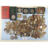 A quantity of British pre-decimal & decimal coinage plus world coins, examples: Austria,