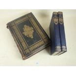 'The Holy Bible' with Commentaries of Henry Scott and chromo lithograph illustrations plus two