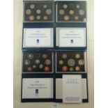 A Royal mint issue: UK proof coin collections. Years: 1990 Welsh, 1991 Northern Ireland, 1992