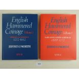 English Hammered Coinage by Jeffrey North - Volumes 1 and 2, VGC