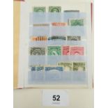 Small stock-book of mint/used QV to KGV New Brunswick/Newfoundland stamps. Defin, commem and air
