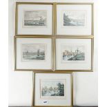 A selection of five prints of Gloucester