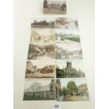 Postcards: Gloucestershire topography range including RP Winchcombe, Cheltenham, scenes including