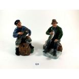 Two Royal Doulton figures, 'The Lobster Man' HN2317 and 'a Good Catch' HN2258