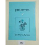 Pam Ayres book of 'Poems', the authors first publication, First Edition 1974, signed, together