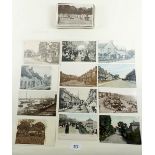 Postcards: Sussex topography including Rusper Post office, street scenes at Newhaven, Chichester,