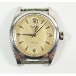 A Rolex Oyster Precision gentleman's vintage wrist watch in steel case