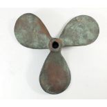A Wortham Blake and Co bronze propellor, approx. 25cm diameter