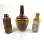 A Royal Doulton stoneware advertising bottle flask, advertising 'Ye Olde Cheshire Cheese 1667',