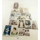 Postcards: Theatrical quantity of actresses including Marie Studholme, The Dares, Gladys Cooper etc