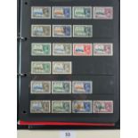 KGV 1935 Silver Jubilee omnibus collection in black folder with numerous complete mint & used sets