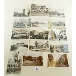 Postcards - Bristol topography accumulation including Royal visits, 1905 Glos Regiment memorial