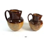 Two Doulton Lambeth Stoneware jugs