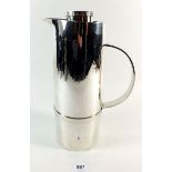 A modernist sterling silver Swedish thermos flask by W A Bolin, 1555g gross, 29cm tall