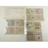 Railway Wagon National Coal Board tickets for Welsh Coalfields and other railway related items.