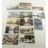 Postcards - Warwickshire topography including scenes at Birmingham including Snow Hill Station (ext)