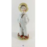 A Victorian Staffordshire figure 'Prince Regent' as a sailor, 31cm