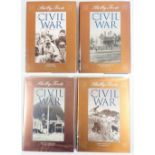 'The Civil War (USA), a narrative by Shelby Foote, four volumes, 'Time Life', very good condition