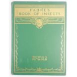 Fabre's 'Book of Insects' illustrated by E J Detmold 1936, twelve mounted colour plates