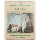 H E Bates ' The Face of England' First Edition, 1952, signed and inscribed