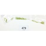 A parcel of marquise cut peridot, total 15.62cts, (2.5 x 5, 3 x 6, 4 x 8mm)