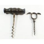 Two vintage corkscrews