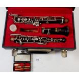 An Oboe by Ward & Winterbourn, cased