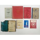 A collection of vehicle owners and workshop manuals mostly Hillman Minx etc c1940s to 1960s