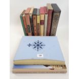 Twelve Folio Society books, all but one with slipcases