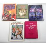 Five books on "Books", Science Ficton, Children's, plate books