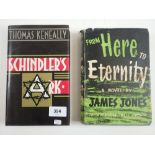 James Jones "From Here to Eternity" first edition 1952 and Thomas Keneally "Schindler's Ark" first