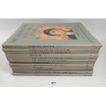 Metropolitan Seminars in Art, twelve slim volumes each with loose colour plates in a front pocket,