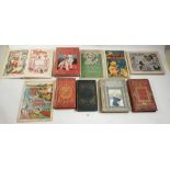 A box of early 20th century French children's books