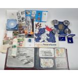 A group of Proctor and Gamble commemorative items including candle in the form of Fairy Liquid